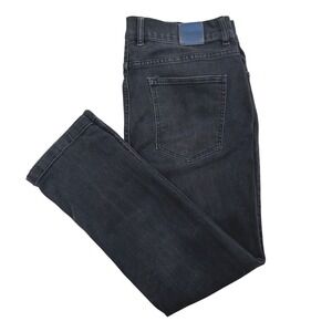 Mugsy Mags Jeans Mens Faded Black Denim Slim Straight Leg Pants 32x28